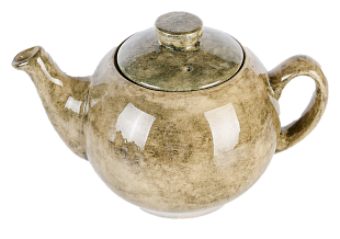 Чайник Шар 1000 мл "Светло-Песочный" из керамики