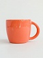 Кружка чашка керамическая кофейная чашка эспрессо 100 мл персиковая