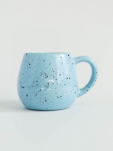 Кружка чашка большая керамическая 300 мл подарочная голубой лед из керамики