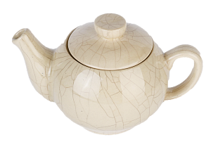 Чайник Шар 600 мл "Декоративные трещины" из керамики