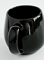 Кружка чашка большая керамическая черная 300 мл подарочная