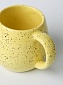 Кружка чашка большая керамическая желтая 300 мл подарочная
