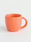 Кружка чашка керамическая кофейная чашка эспрессо 100 мл персиковая