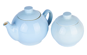 Набор чайный чайник "Голубой" 1100мл