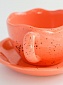 Кружка для кофе чайная пара набор оранжевый