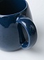 Кружка чашка большая керамическая синяя 300 мл подарочная