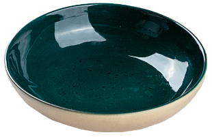 Салатник 1 "Зелёный" из керамики