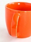 Кружка чашка керамическая кофейная чашка эспрессо 100 мл оранжевая