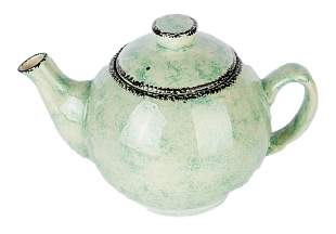 Чайник Шар 1100 мл "Нежно-Зеленый" из керамики