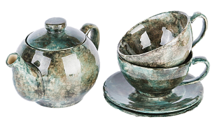 Набор чайная церемония "Терра" из керамики