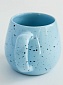 Кружка чашка большая керамическая 300 мл подарочная голубой лед