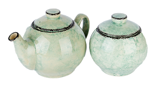 Набор чайный "Нежно-Зеленый" из керамики