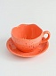 Кружка для кофе чайная пара набор оранжевый