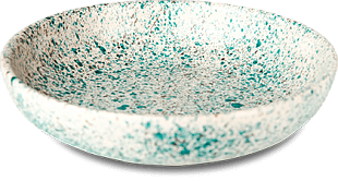 Тарелка для каши  из керамики