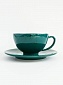 Кружка для кофе чайная пара набор чашка для чая изумрудно-зеленая